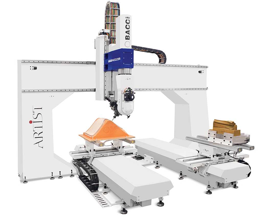 Artist TGV | CNC 5 assi con tavoli TGV | Bacci