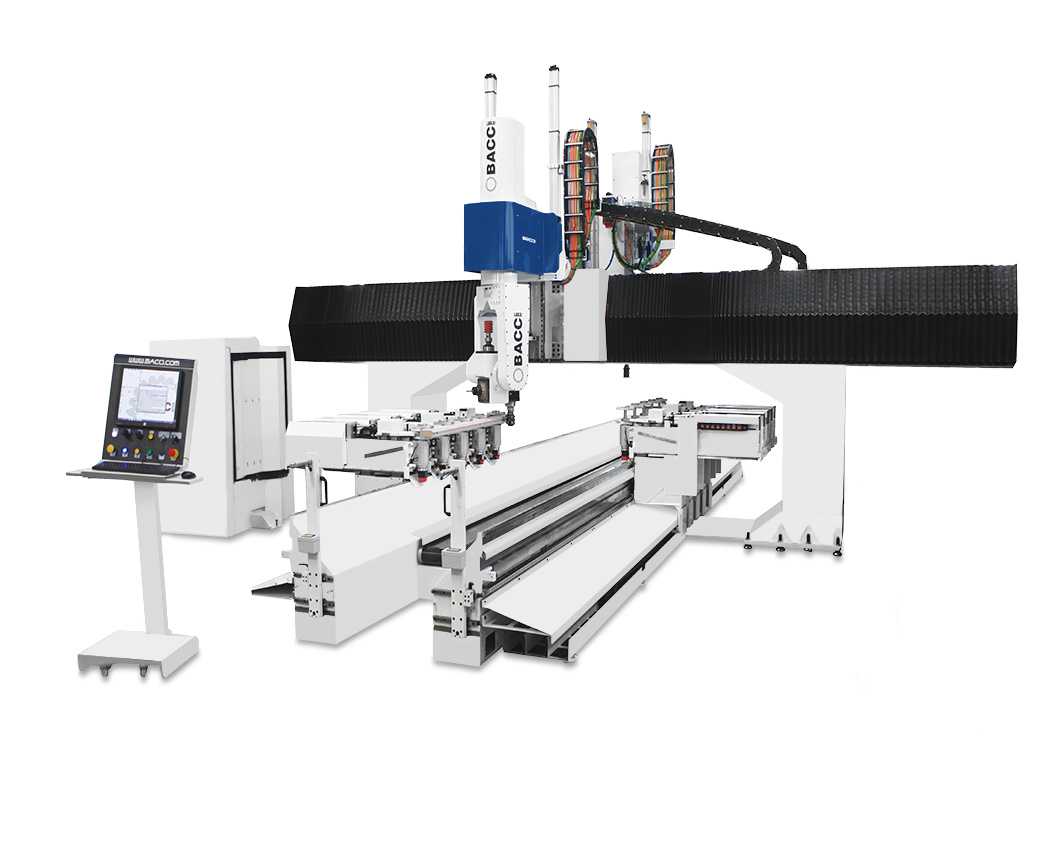 Specifiche uniche della MASTER ONE: una macchina CNC con due set di pressanti contrapposti per consentire la lavorazione su tutte le sue facce.